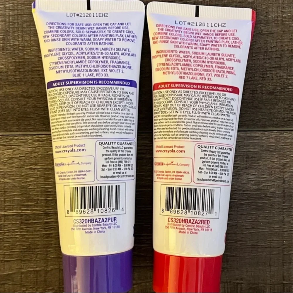 💞 New Set of 2 Crayola Bathtub Finger Paint Soaps